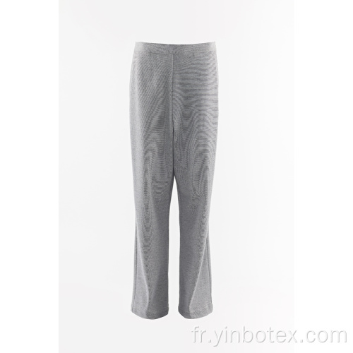 Pantalon stretch ponty gris chiné
